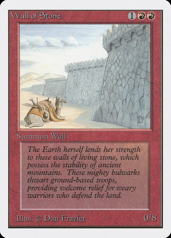 Wall of Stone [Unlimited Edition] | Tables and Towers