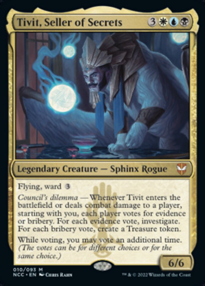 Tivit, Seller of Secrets [Streets of New Capenna Commander] | Tables and Towers