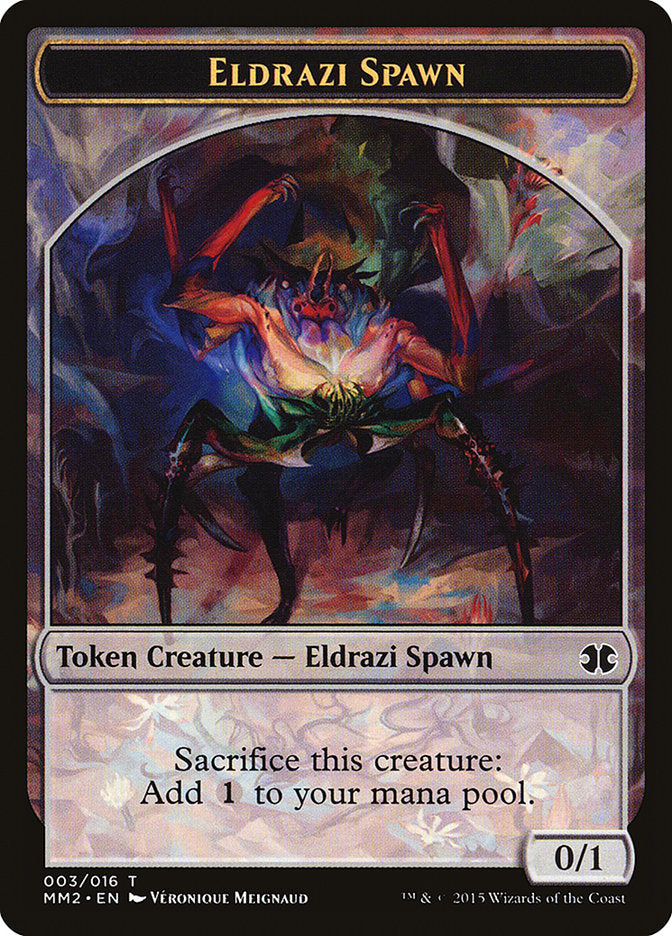 Eldrazi Spawn Token (003/016) [Modern Masters 2015 Tokens] | Tables and Towers