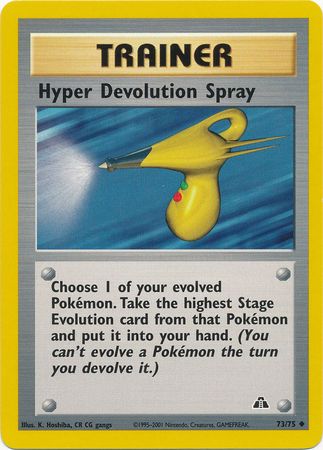 Hyper Devolution Spray (73/75) [Neo Discovery Unlimited] | Tables and Towers