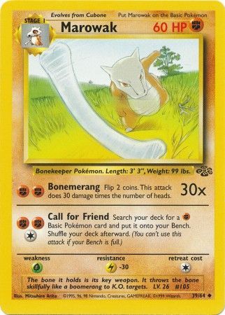 Marowak (39/64) [Jungle Unlimited] | Tables and Towers