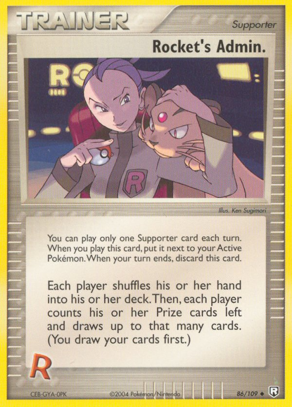 Rocket's Admin. (86/109) [EX: Team Rocket Returns] | Tables and Towers