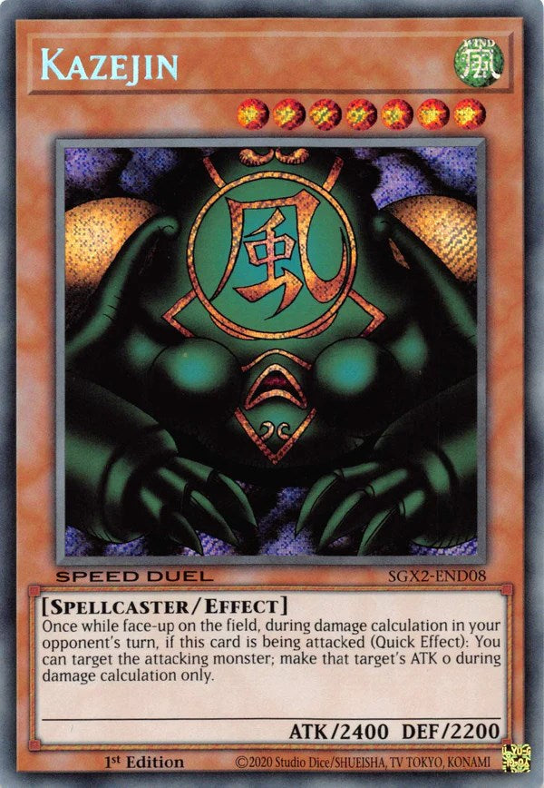 Kazejin [SGX2-END08] Secret Rare | Tables and Towers