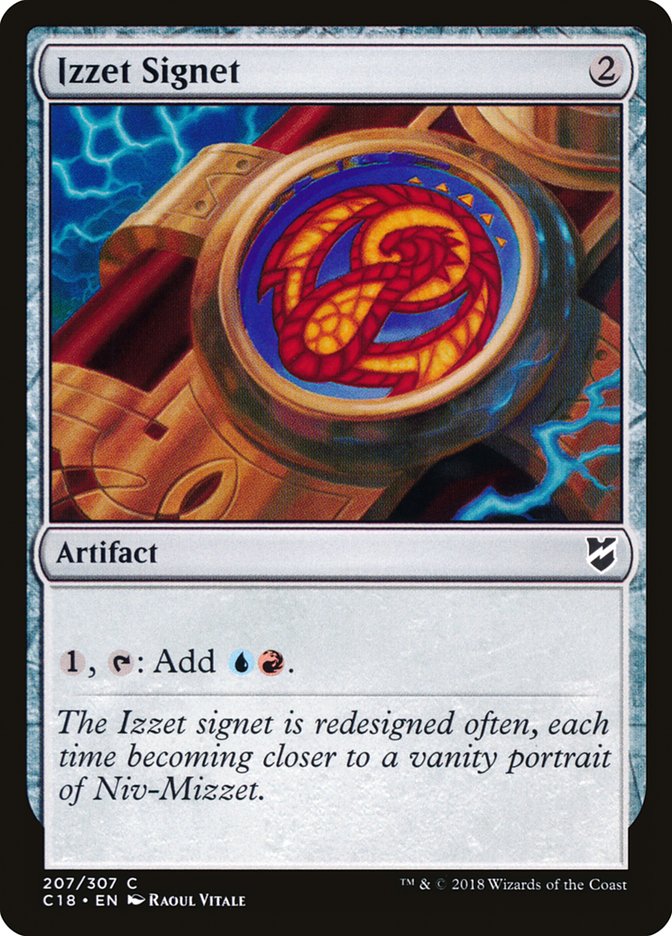 Izzet Signet [Commander 2018] | Tables and Towers