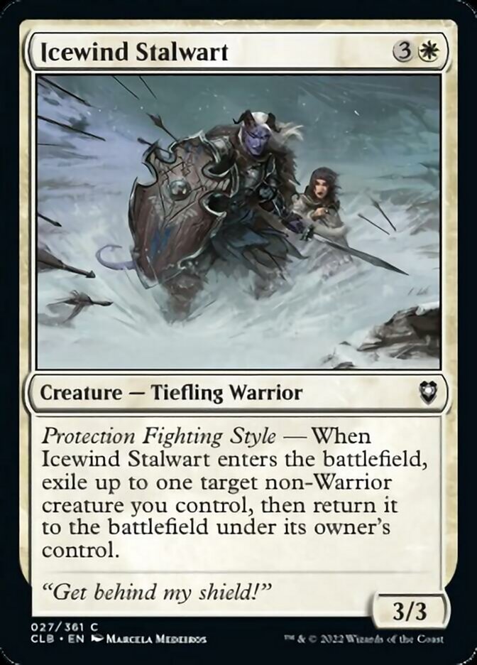 Icewind Stalwart [Commander Legends: Battle for Baldur's Gate] | Tables and Towers