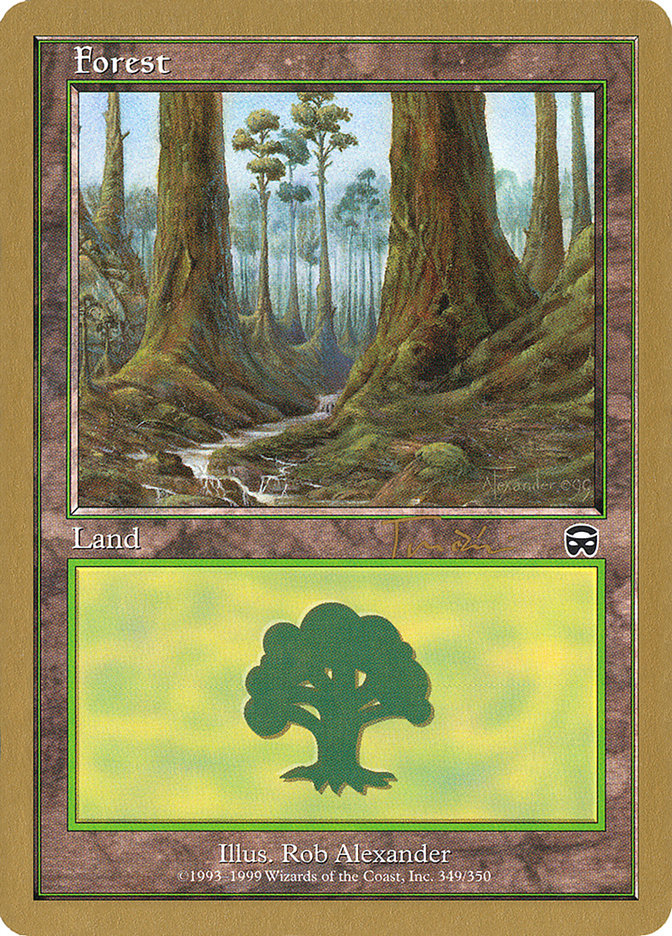 Forest (jt349) (Jan Tomcani) [World Championship Decks 2001] | Tables and Towers