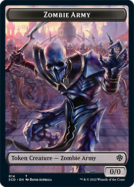 Zombie Army Double-Sided Token [Starter Commander Decks] | Tables and Towers