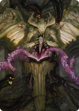 Demonic Tutor Art Card [Commander Masters Art Series] | Tables and Towers