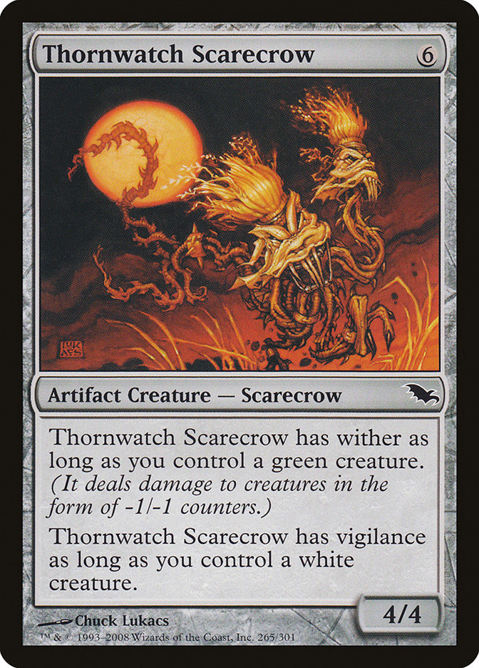 Thornwatch Scarecrow [Shadowmoor] | Tables and Towers