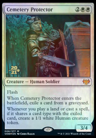 Cemetery Protector [Innistrad: Crimson Vow Prerelease Promos] | Tables and Towers