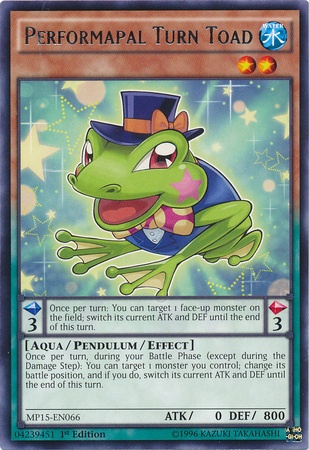 Performapal Turn Toad [MP15-EN066] Rare | Tables and Towers