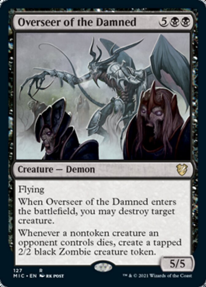 Overseer of the Damned [Innistrad: Midnight Hunt Commander] | Tables and Towers