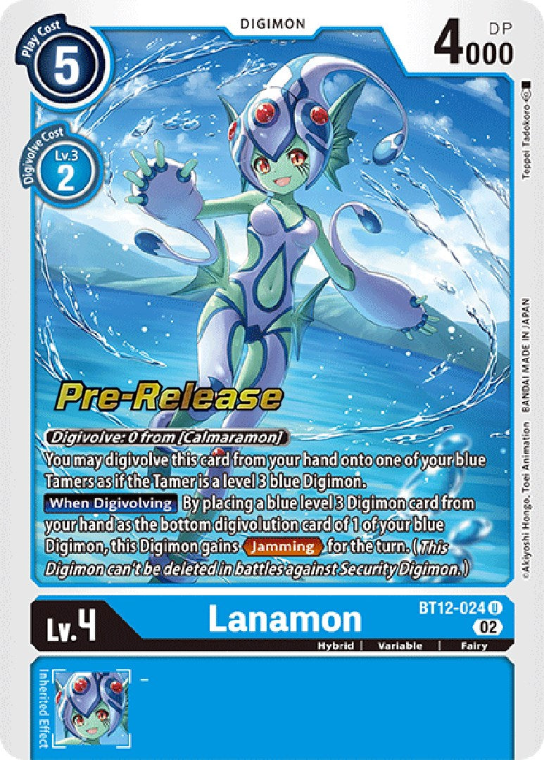 Lanamon [BT12-024] [Across Time Pre-Release Cards] | Tables and Towers