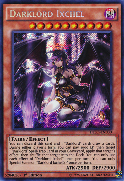 Darklord Ixchel [DESO-EN030] Secret Rare | Tables and Towers