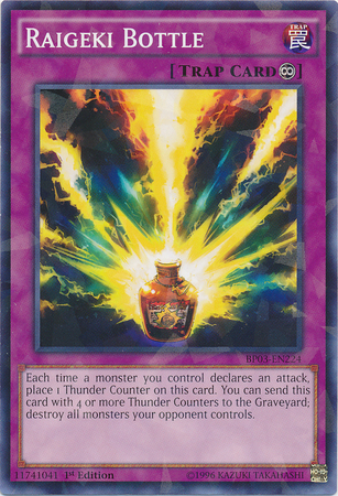 Raigeki Bottle [BP03-EN224] Shatterfoil Rare | Tables and Towers