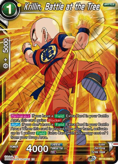 Krillin, Battle at the Tree (BT15-099) [Saiyan Showdown] | Tables and Towers