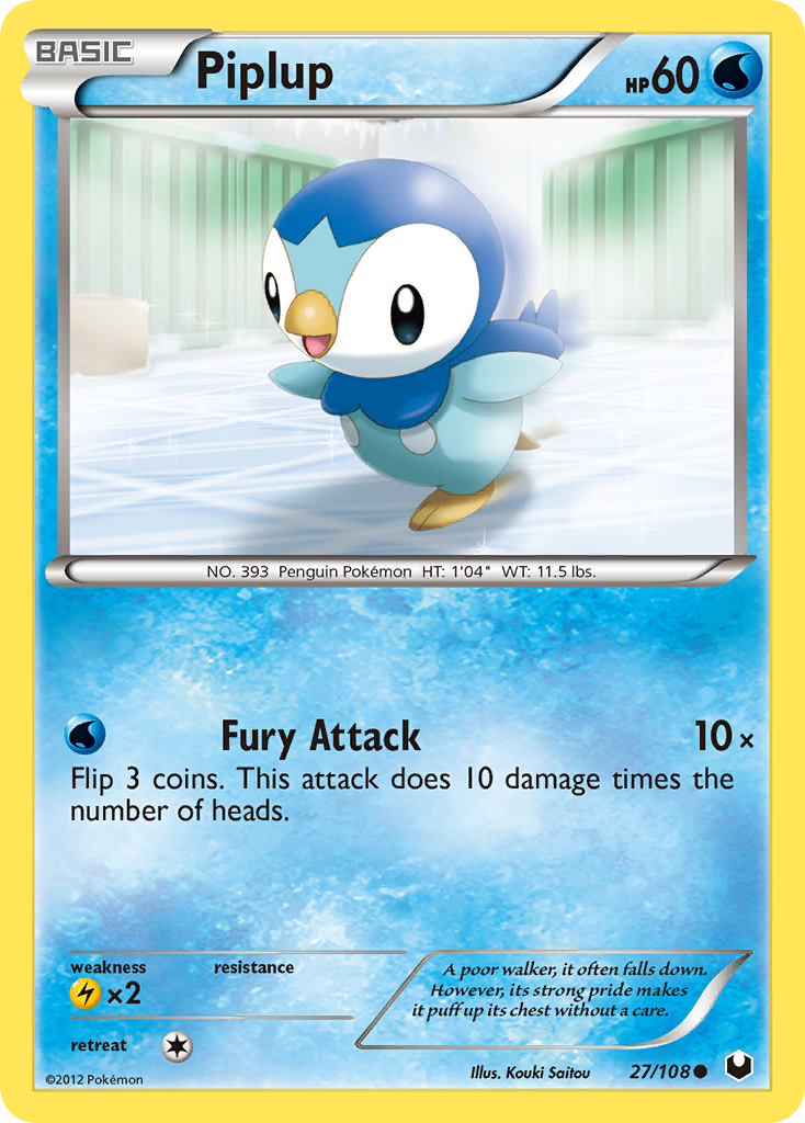 Piplup (27/108) [Black & White: Dark Explorers] | Tables and Towers