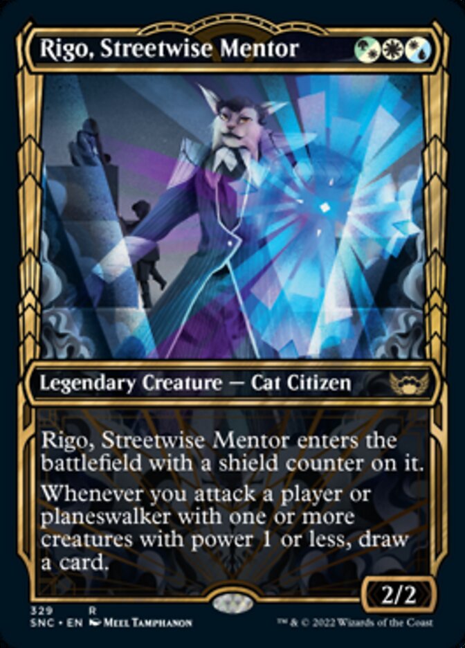 Rigo, Streetwise Mentor (Showcase Golden Age) [Streets of New Capenna] | Tables and Towers