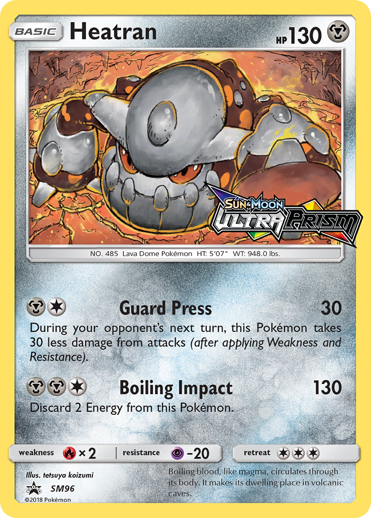 Heatran (SM96) [Sun & Moon: Black Star Promos] | Tables and Towers