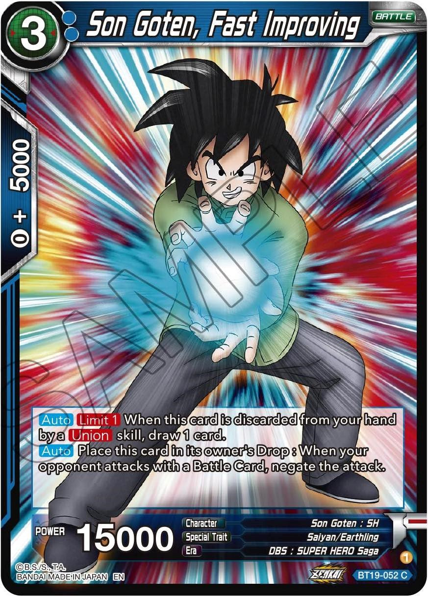 Son Goten, Fast Improving (BT19-052) [Fighter's Ambition] | Tables and Towers