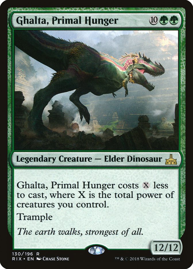 Ghalta, Primal Hunger [Rivals of Ixalan] | Tables and Towers