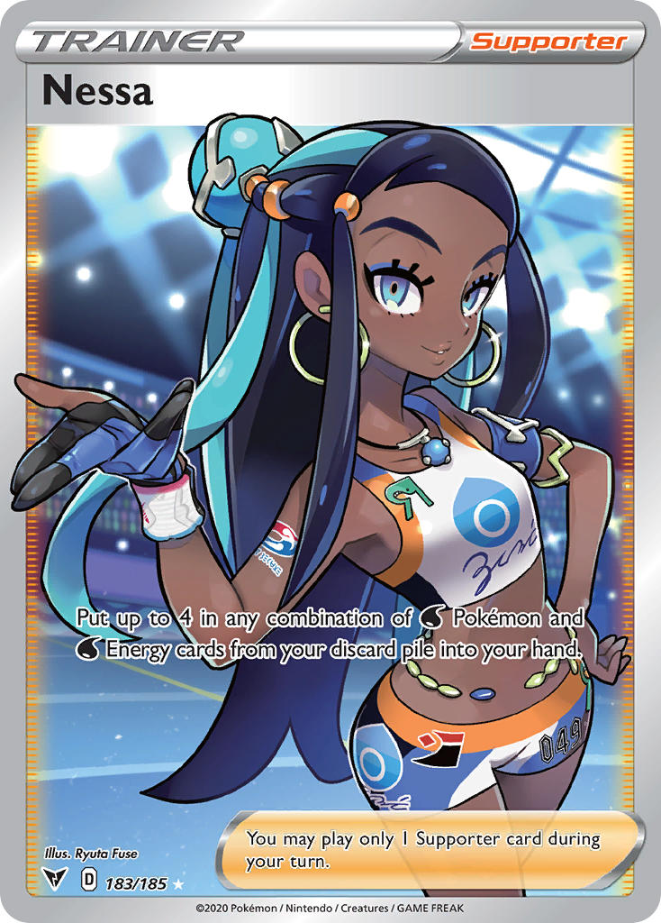 Nessa (183/185) [Sword & Shield: Vivid Voltage] | Tables and Towers