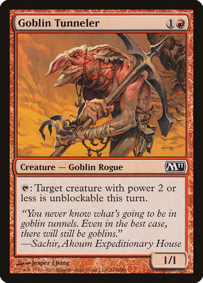 Goblin Tunneler [Magic 2011] | Tables and Towers