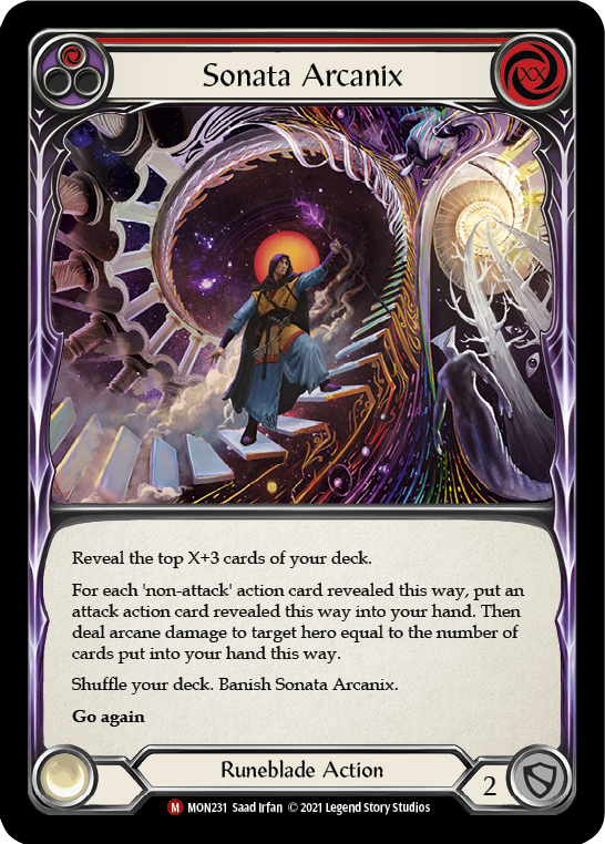 Sonata Arcanix [MON231-RF] (Monarch)  1st Edition Rainbow Foil | Tables and Towers