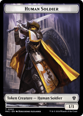 City's Blessing // Human Soldier Double-Sided Token [Murders at Karlov Manor Commander Tokens] | Tables and Towers