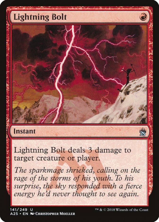 Lightning Bolt [Masters 25] | Tables and Towers