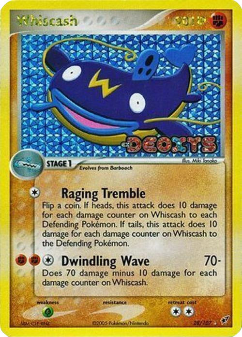 Whiscash (28/107) (Stamped) [EX: Deoxys] | Tables and Towers