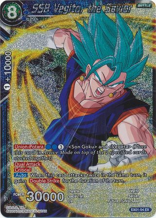 SSB Vegito, the Savior (Foil) (EX01-04) [Mighty Heroes] | Tables and Towers