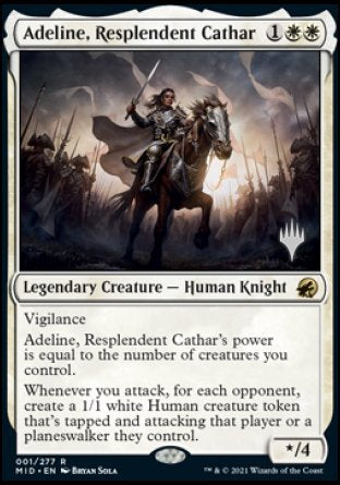 Adeline, Resplendent Cathar (Promo Pack) [Innistrad: Midnight Hunt Promos] | Tables and Towers