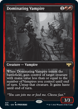 Dominating Vampire [Innistrad: Double Feature] | Tables and Towers