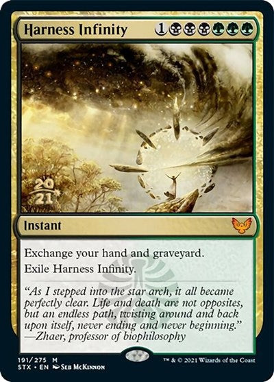 Harness Infinity [Strixhaven: School of Mages Prerelease Promos] | Tables and Towers