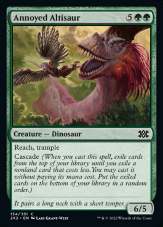 Annoyed Altisaur [Double Masters 2022] | Tables and Towers