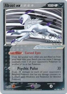 Absol ex (92/108) (Flyvees - Jun Hasebe) [World Championships 2007] | Tables and Towers