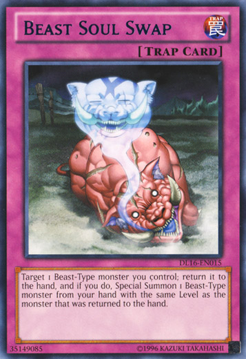 Beast Soul Swap (Blue) [DL16-EN015] Rare | Tables and Towers