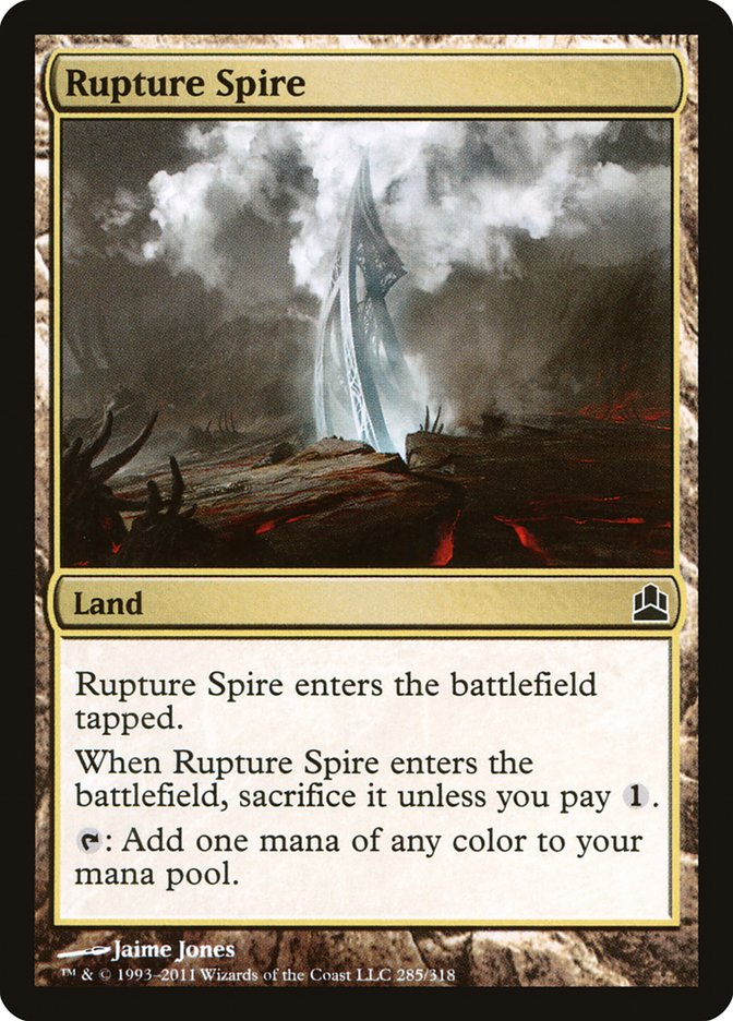 Rupture Spire [Commander 2011] | Tables and Towers