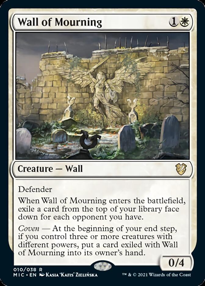 Wall of Mourning [Innistrad: Midnight Hunt Commander] | Tables and Towers