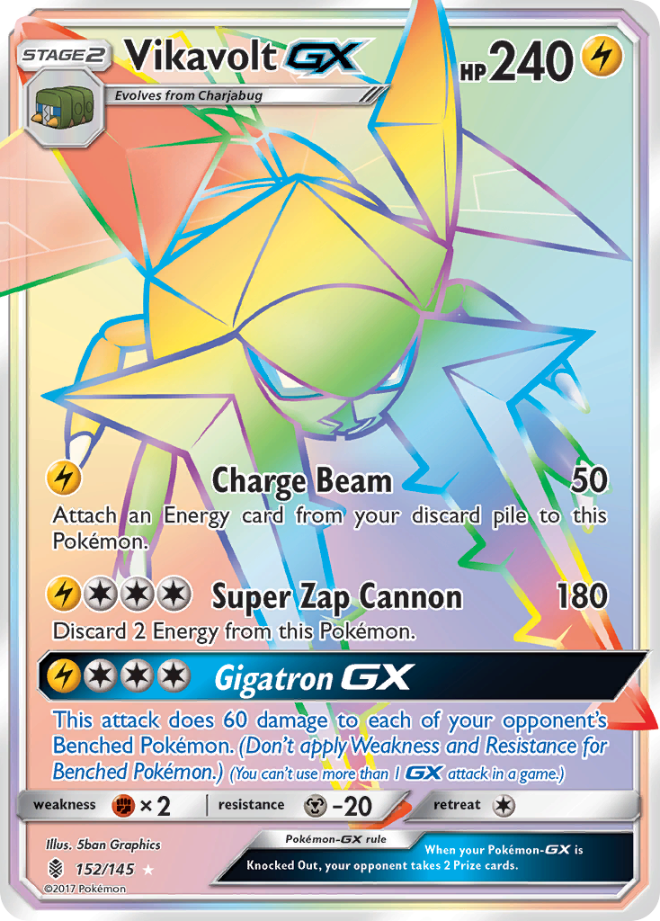 Vikavolt GX (152/145) [Sun & Moon: Guardians Rising] | Tables and Towers