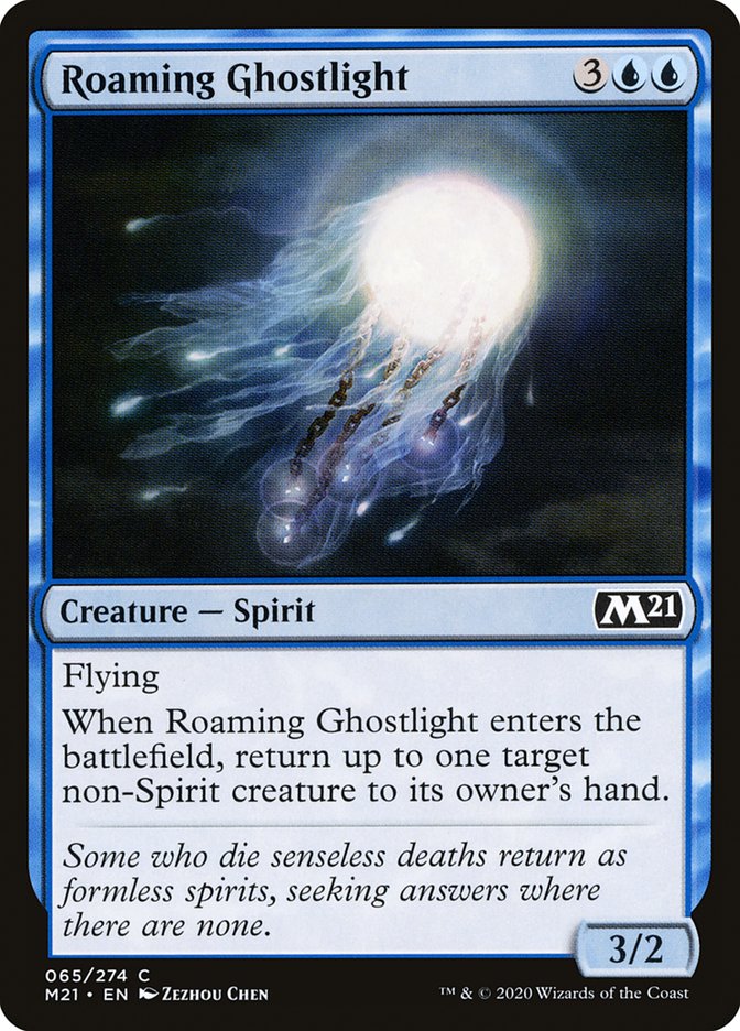 Roaming Ghostlight [Core Set 2021] | Tables and Towers