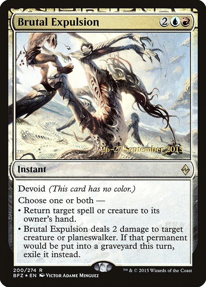 Brutal Expulsion [Battle for Zendikar Prerelease Promos] | Tables and Towers