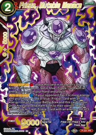 Frieza, Mutable Menace (Gold Stamped) (P-201) [Mythic Booster] | Tables and Towers