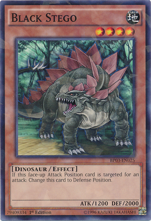 Black Stego [BP03-EN025] Shatterfoil Rare | Tables and Towers