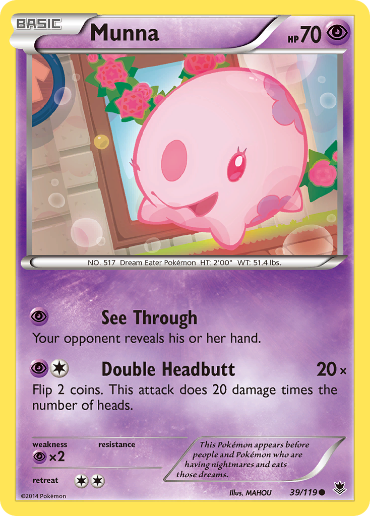 Munna (39/119) [XY: Phantom Forces] | Tables and Towers