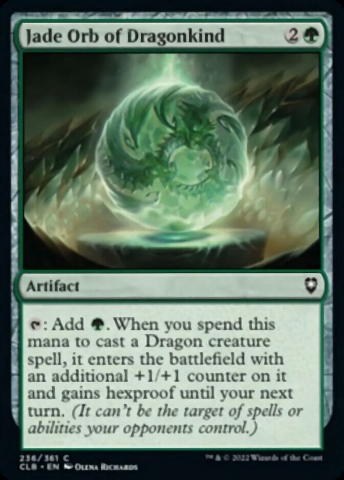 Jade Orb of Dragonkind [Commander Legends: Battle for Baldur's Gate] | Tables and Towers