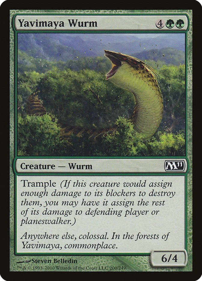 Yavimaya Wurm [Magic 2011] | Tables and Towers