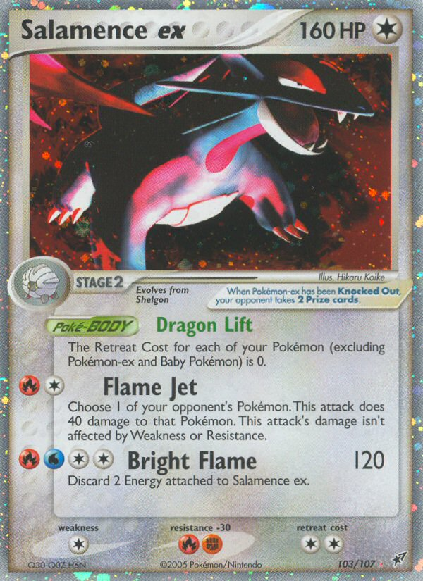 Salamence ex (103/107) [EX: Deoxys] | Tables and Towers