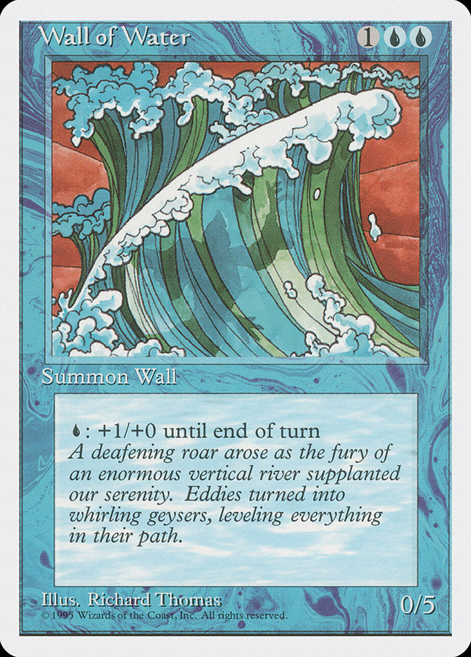 Wall of Water [Fourth Edition] | Tables and Towers